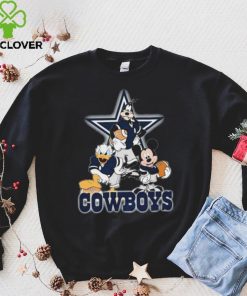 Dallas Cowboys Mickey Mouse Donald Duck Goofy Baseball Shirt