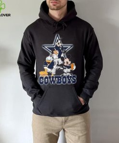 Dallas Cowboys Mickey Mouse Donald Duck Goofy Baseball Shirt