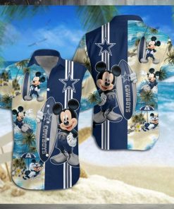 Dallas Cowboys Mickey Mouse Hawaiian Shirt