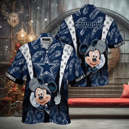 Dallas Cowboys Mickey Mouse NFL Hawaiian Shirt