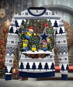 Seattle Seahawks Minion Christmas Ugly Sweater - Teeclover