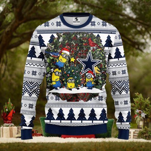 Dallas Cowboys Minion Christmas Ugly Sweater
