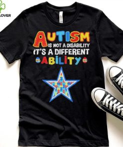 Dallas Cowboys NFL Autism Is Not A Disability Shirt