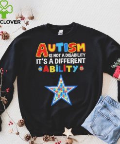 Dallas Cowboys NFL Autism Is Not A Disability Shirt