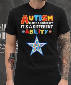 Dallas Cowboys NFL Autism Is Not A Disability Shirt