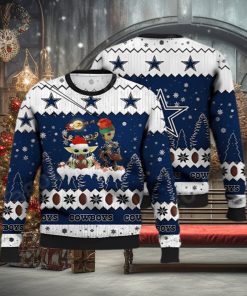 Dallas Cowboys Gnome de Noel Ugly Christmas Sweater - Dallas Cowboys Ugly  Sweater