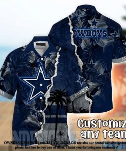 Dallas Cowboys NFL Flower All Over Print Hawaiian Shirt