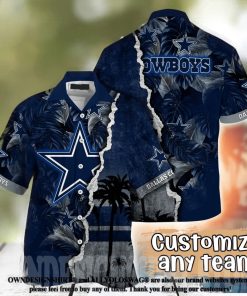 Dallas Cowboys NFL Flower All Over Print Hawaiian Shirt