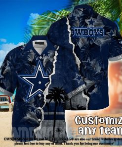 Dallas Cowboys NFL Flower All Over Print Hawaiian Shirt