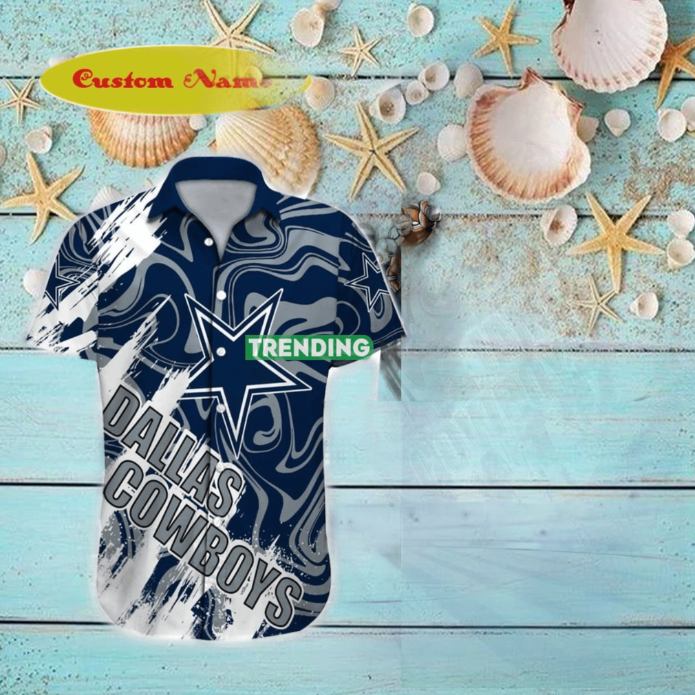 Dallas Cowboys NFL Football Custom Name Hawaiian Shirt Dallas Cowboys NFL Football Custom Name Hawaiian Shirt