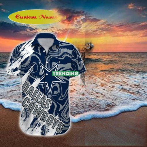 Dallas Cowboys NFL Football Custom Name Hawaiian Shirt
