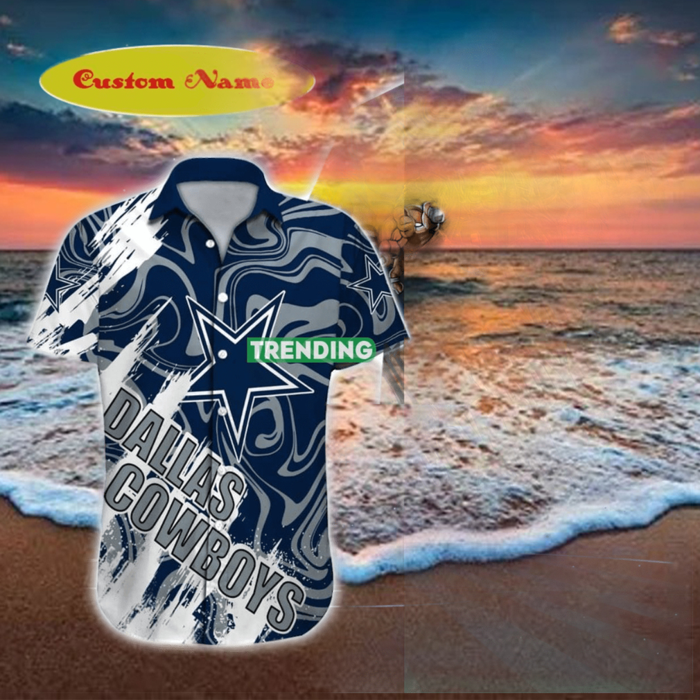 Dallas Cowboys NFL Football Custom Name Hawaiian Shirt Dallas Cowboys NFL Football Custom Name Hawaiian Shirt