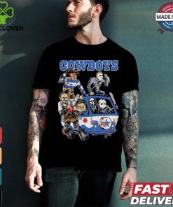 Dallas Cowboys NFL Horror Characters Movie Hippie Halloween Shirt