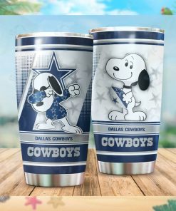 Dallas Cowboys NFL Snoopy 20Oz, 30Oz Stainless Steel Tumbler 1