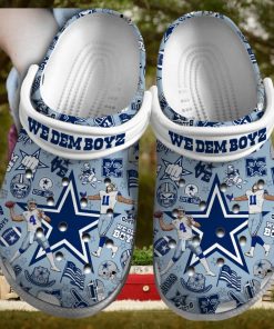 Dallas Cowboys NFL Sport Crocs Crocband Clogs Shoes Comfortable For Men Women and Kids – Footwearelite Exclusive