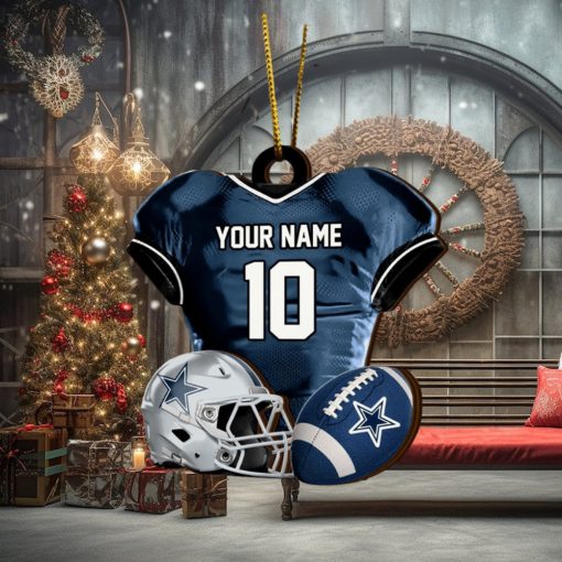 Dallas Cowboys NFL Sport Ornament Custom Name And Number