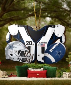 Dallas Cowboys NFL Sport Ornament Custom Your Name And Number