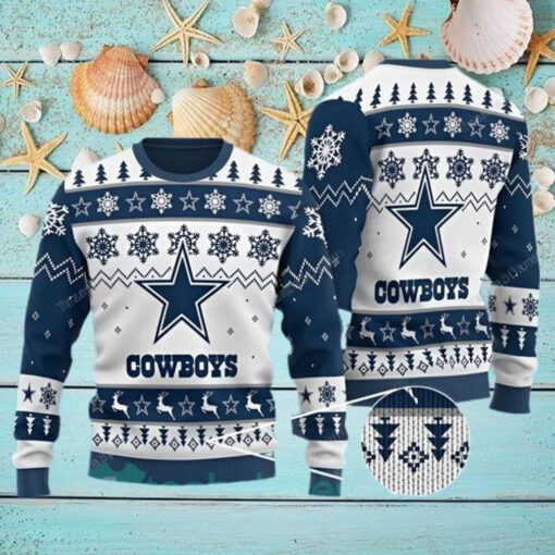 Dallas Cowboys NFL Ugly Sweater, Cowboys Christmas Ugly Sweater