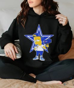 Dallas Cowboys NFL X Bart Simpson Cartoon Shirt