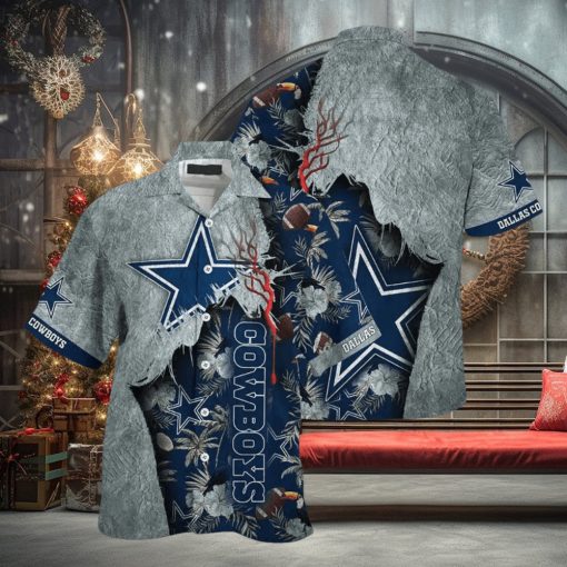 Dallas Cowboys Nfl Hawaiian SAS Tropical Print Sumer Best Gift For Fans