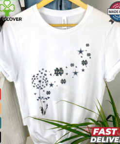 Dallas Cowboys & Notre Dame Floral Dandelion Shirt