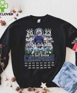 Dallas Cowboys Players 2023 NFC East Division Champions Signatures Shirt