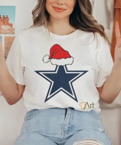 Dallas Cowboys Santa Logo Christmas Holiday 2023 T shirt