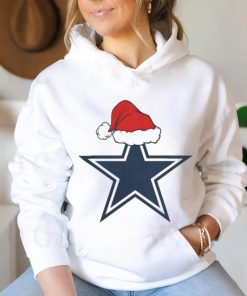 Dallas Cowboys Santa Logo Christmas Holiday 2023 T hoodie, sweater, longsleeve, shirt v-neck, t-shirt