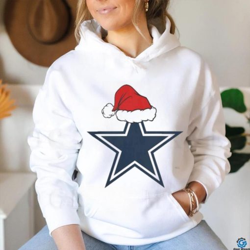 Dallas Cowboys Santa Logo Christmas Holiday 2023 T hoodie, sweater, longsleeve, shirt v-neck, t-shirt