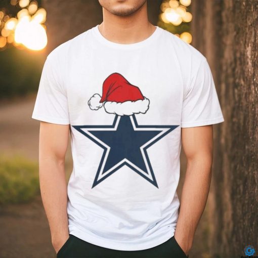 Dallas Cowboys Santa Logo Christmas Holiday 2023 T hoodie, sweater, longsleeve, shirt v-neck, t-shirt