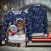 Vancouver Canucks Skull Flower Ugly Christmas Ugly Sweater