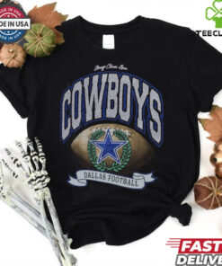Dallas Cowboys Stoney Clover Lane x '47 Black Glitter Rocker Retro Tubular T Shirt 1 Dallas Cowboys Stoney Clover Lane x '47 Black Glitter Rocker Retro Tubular T Shirt