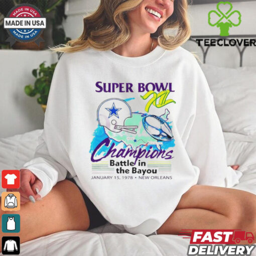 Dallas Cowboys Super Bowl Champions 1975 New Orleans Shirt