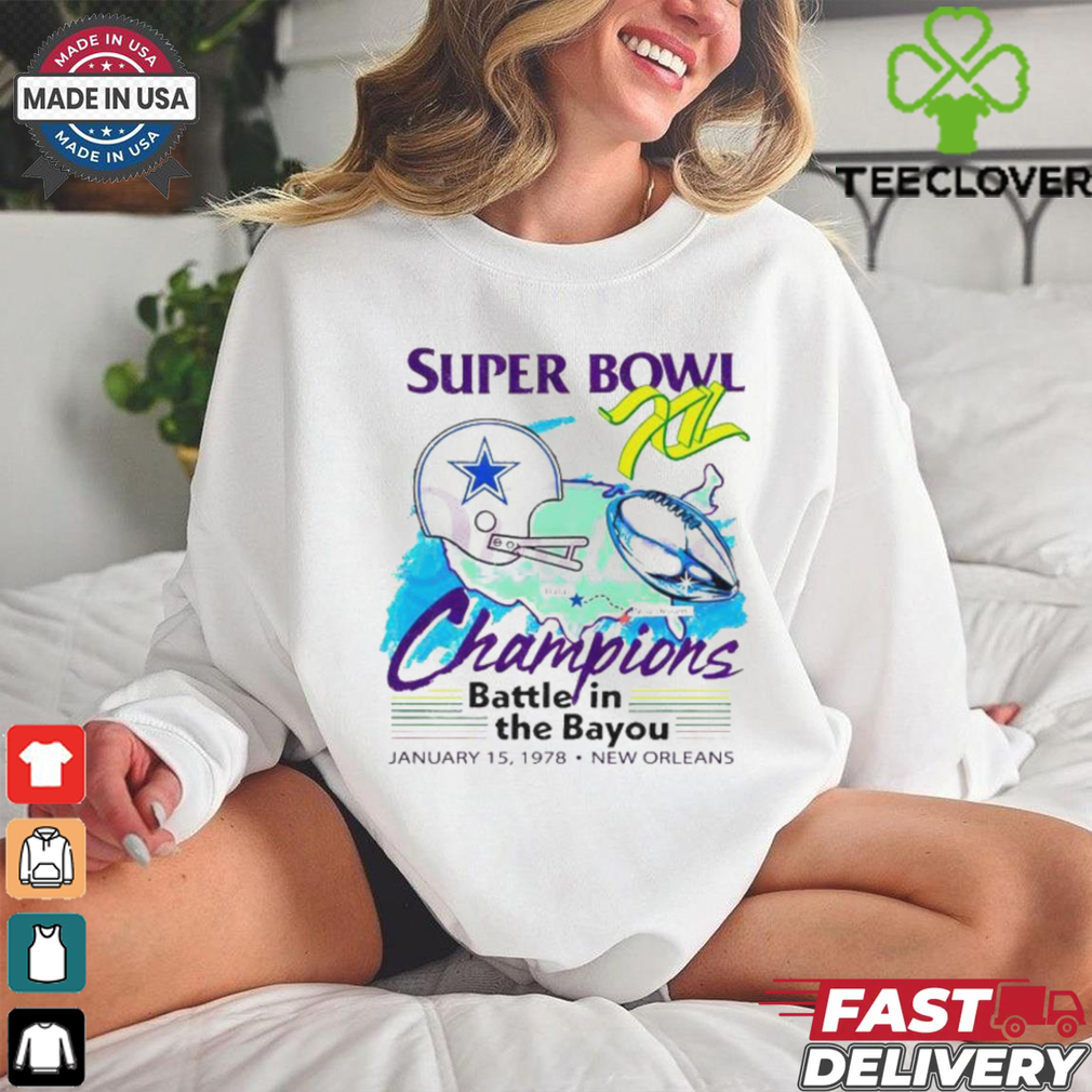 Dallas Cowboys Super Bowl Champions 1975 New Orleans Shirt Dallas Cowboys Super Bowl Champions 1975 New Orleans Shirt