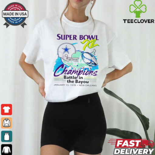 Dallas Cowboys Super Bowl Champions 1975 New Orleans Shirt