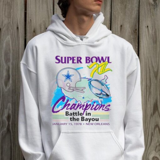 Dallas Cowboys Super Bowl Champions 1975 New Orleans Shirt