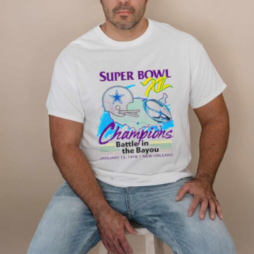 Dallas Cowboys Super Bowl Champions 1975 New Orleans Shirt