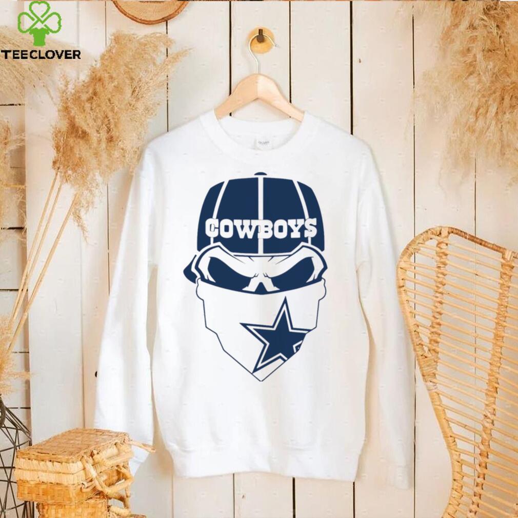 Dallas Cowboys T Shirt Dallas Cowboys Skull Face