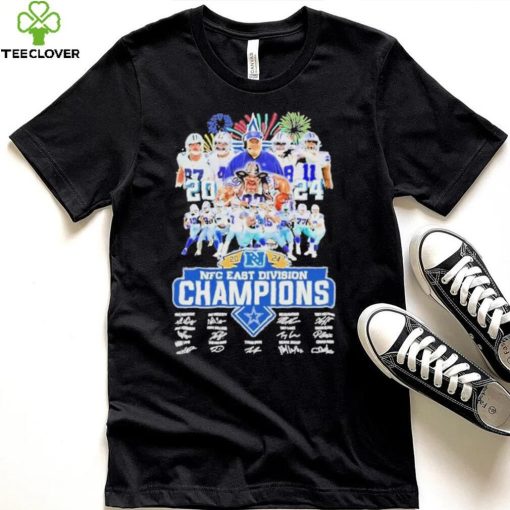 Dallas Cowboys Team player 2024 NFC East Division Champions signature Shirt