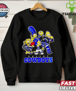 Dallas Cowboys The Simpsons cartoon shirt