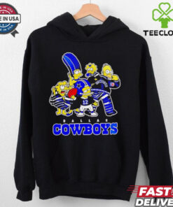 Dallas Cowboys The Simpsons cartoon shirt