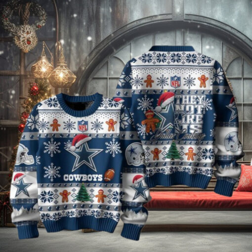 Dallas Cowboys They Not Like Us Christmas Happy Holidays Ugly Sweater