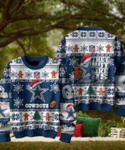 Dallas Cowboys They Not Like Us Christmas Happy Holidays Ugly Sweater