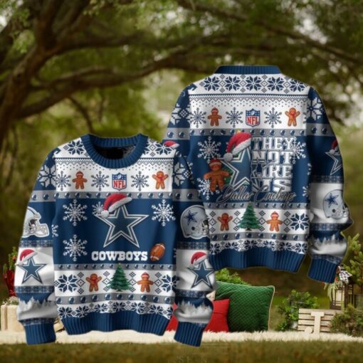 Dallas Cowboys They Not Like Us Christmas Happy Holidays Ugly Sweater