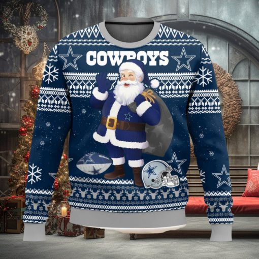 Dallas Cowboys Ugly Sweater 3D Printed Men And Women Christmas Gift