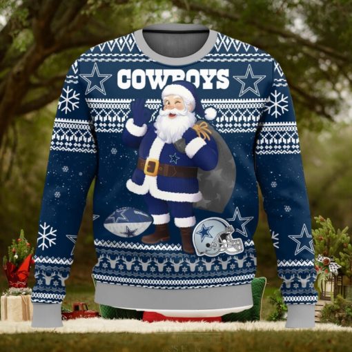 Dallas Cowboys Ugly Sweater 3D Printed Men And Women Christmas Gift