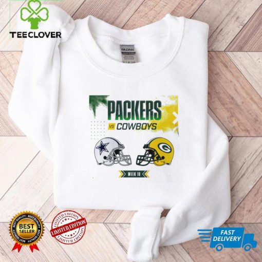 Dallas Cowboys Vs Green Bay Packers Week 10 NFL T Shirt
