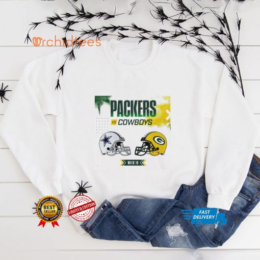 Dallas Cowboys Vs Green Bay Packers Week 10 NFL T Shirt