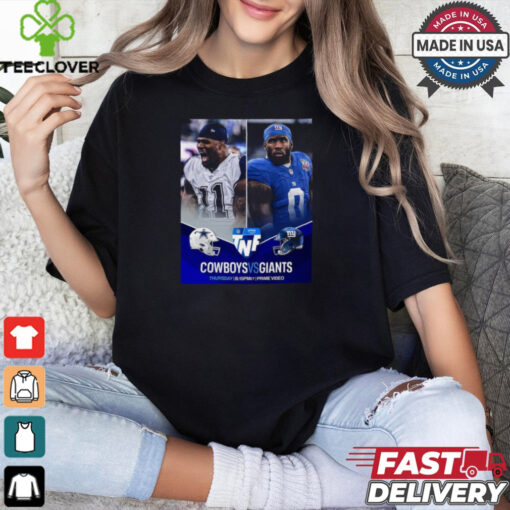 Dallas Cowboys Vs. Giants 2024 Week 4 Matchup Shirt