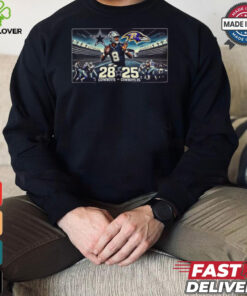 Dallas Cowboys Wins 28 25 Baltimore Ravens 2024 NFL Week 3 Final Score Shirt